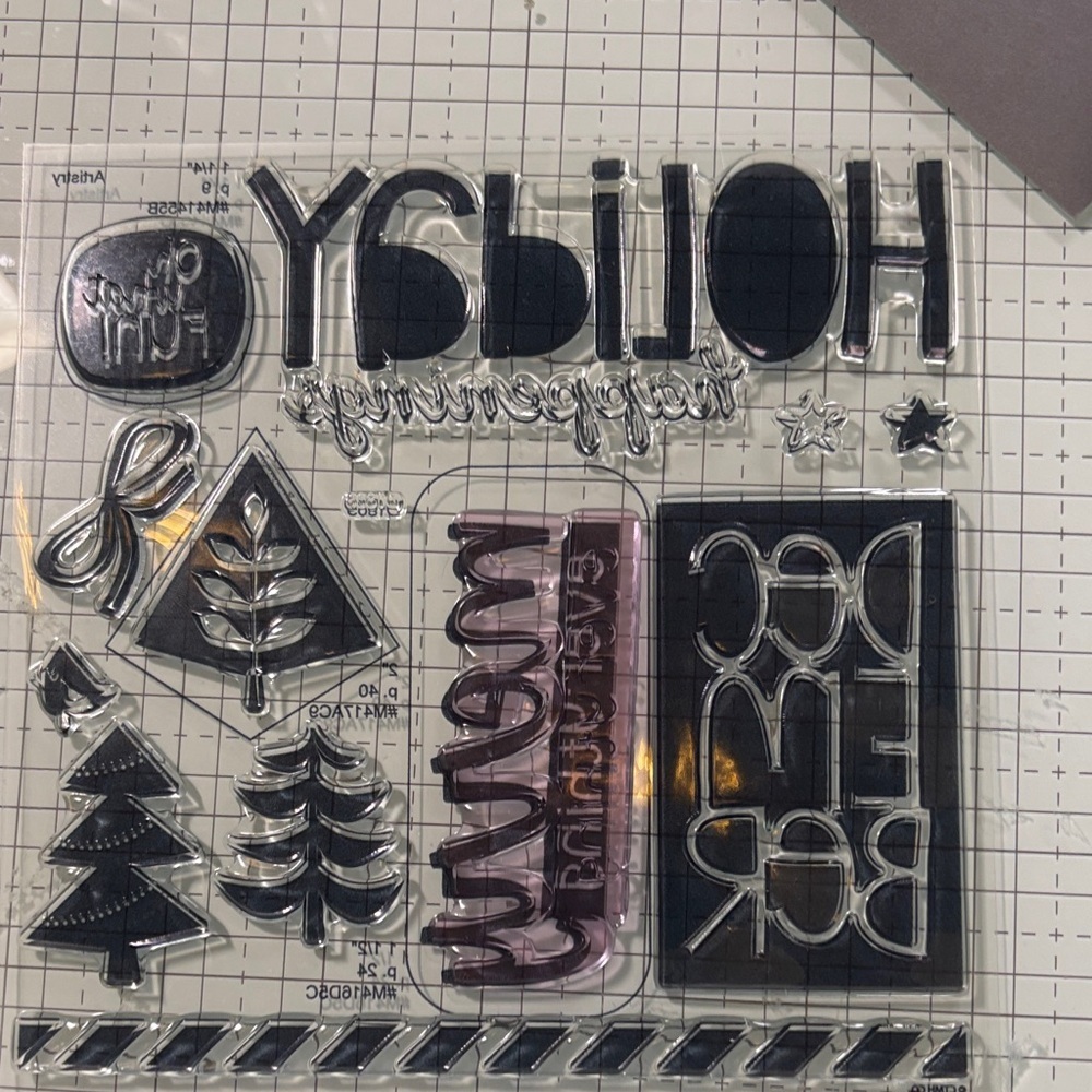Close to My Heart Holiday Scrapbooking Stamps - “Oh What Fun Scrapbooking” - Picture 3 of 4